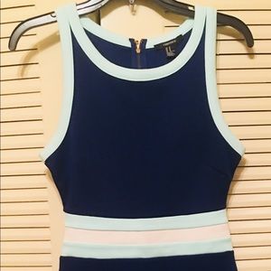 Royal & Baby Blue Mini Dress
